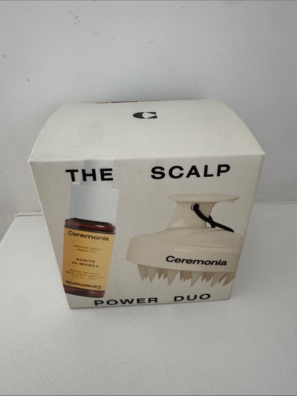Ceremonia The Scalp Power Duo - Cream & Yellow